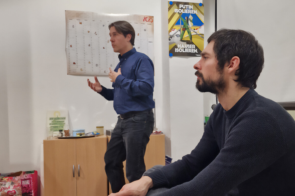 Ralf Hönicke (links im Bild) und Peter Dittmann (rechts)